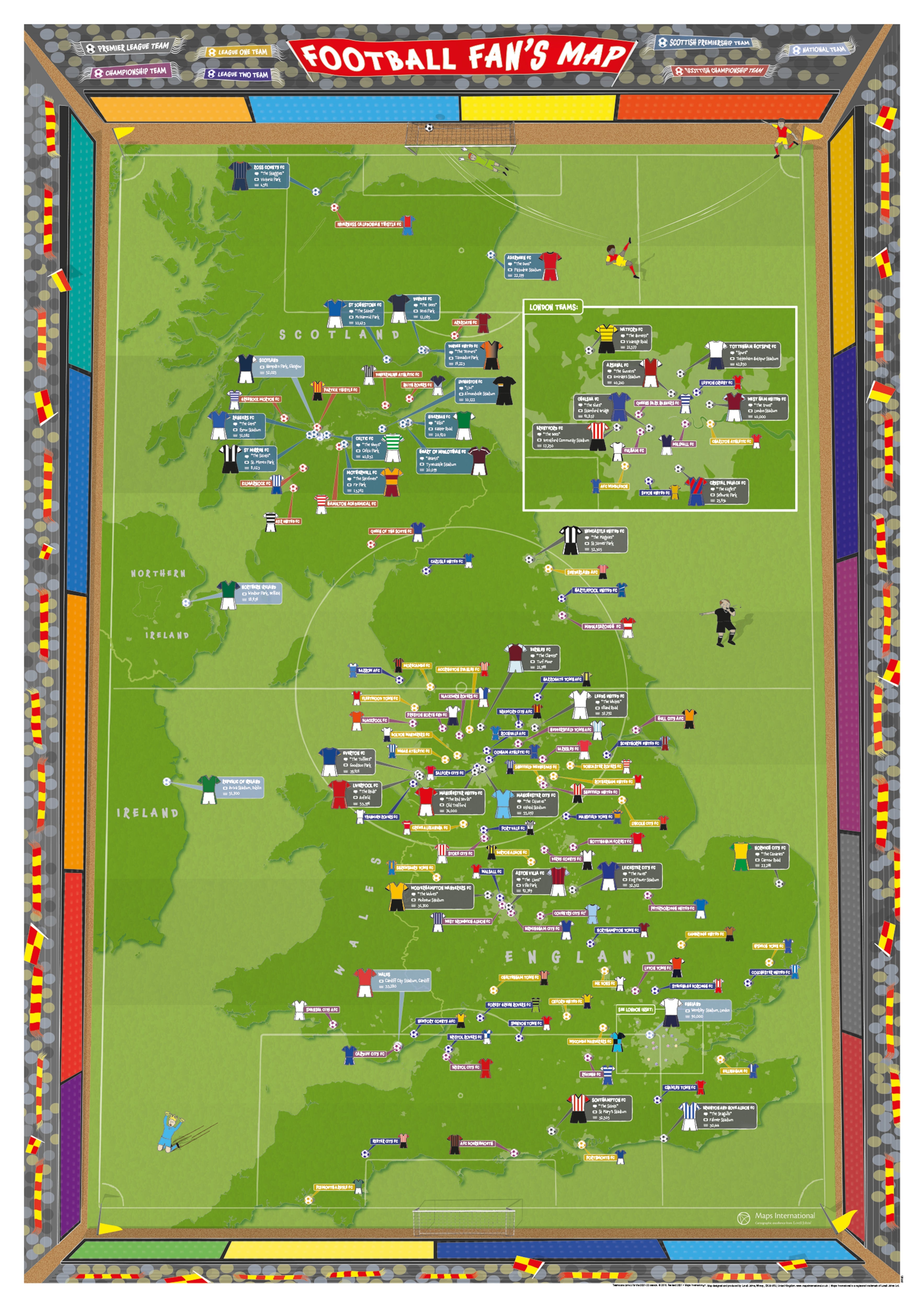 UK00887_M_LAMIN - Football Fan's Stadium Map