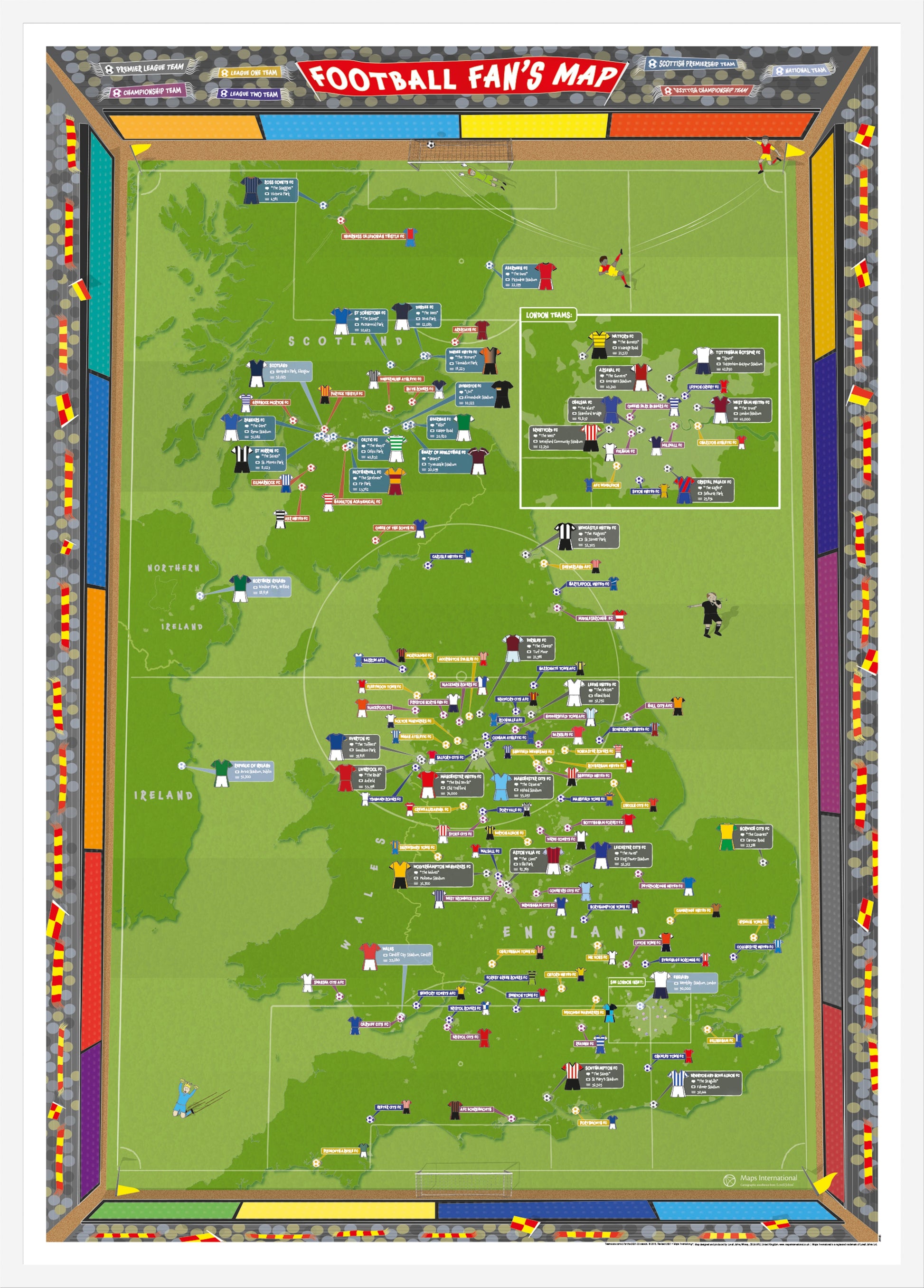 UK00887_L_WDWHI - Football Fan's Stadium Map