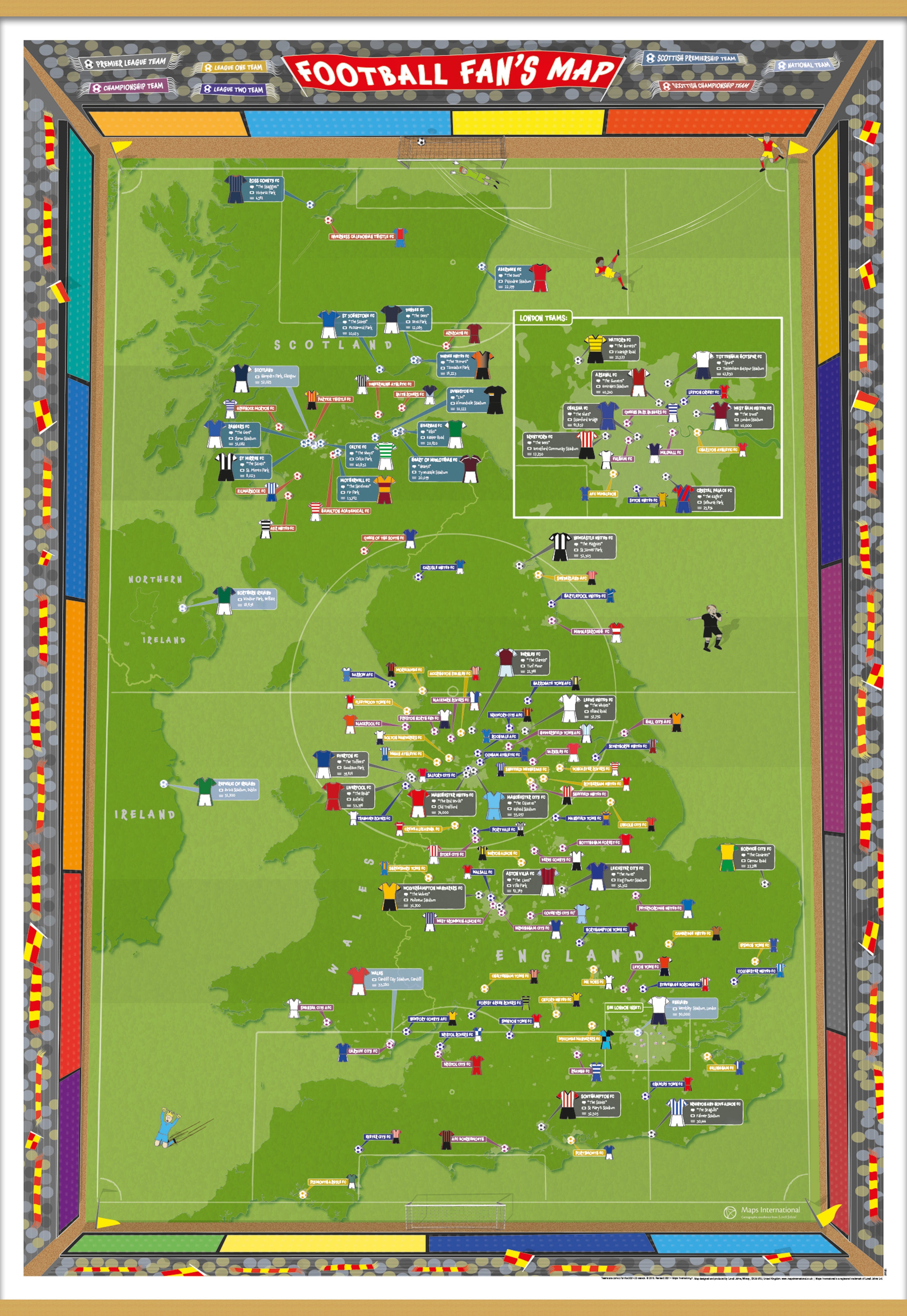 UK00887_M_LWDHB - Football Fan's Stadium Map