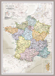 CM01744_S_PINAL - France Classic Wall Map