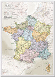 CM01744_L_LMBRD - France Classic Wall Map