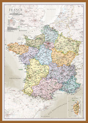 CM01744_L_WDTEA - France Classic Wall Map