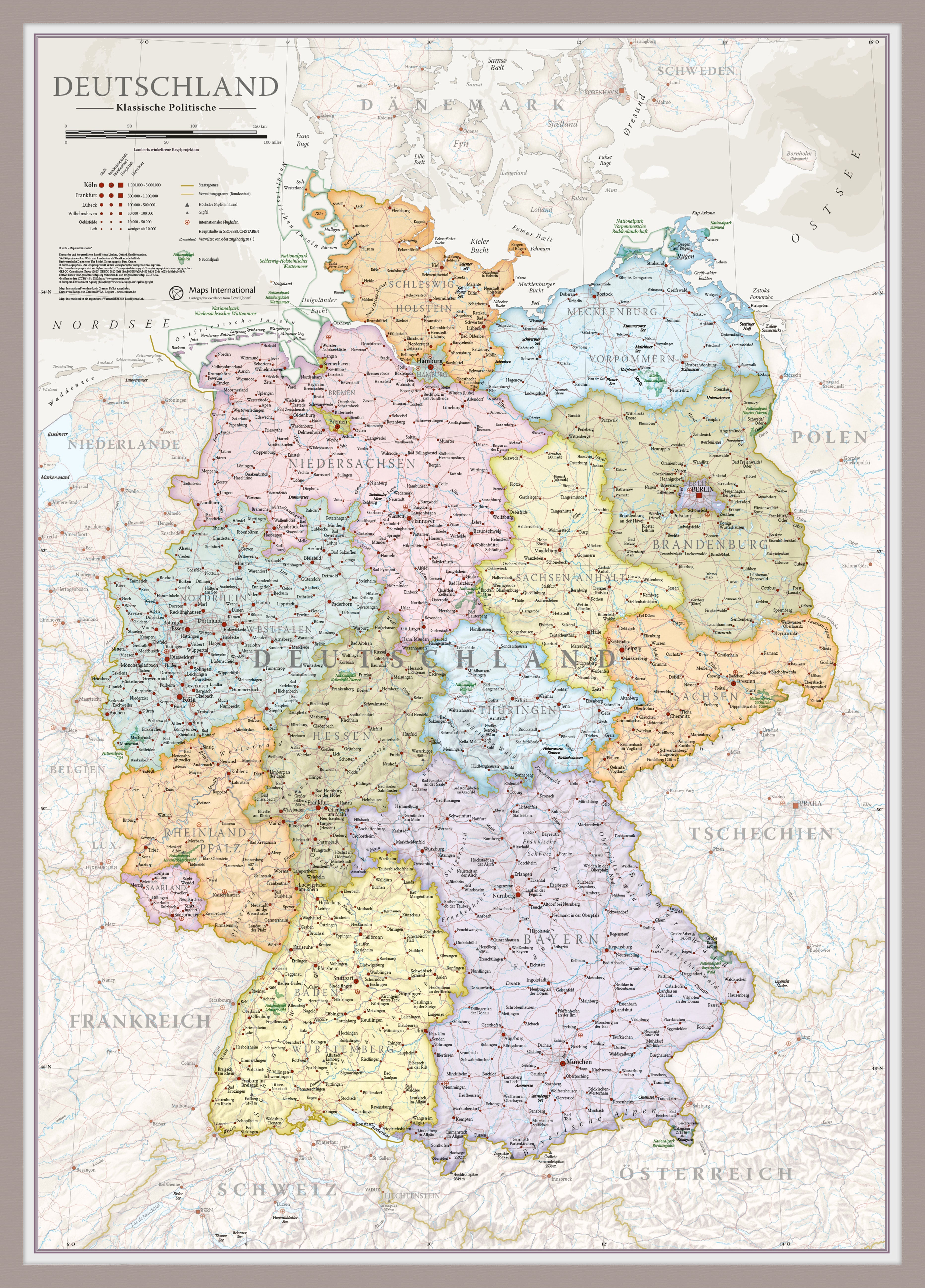 CM01743_S_PINAL - Germany Classic Wall Map