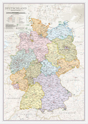 CM01743_S_WDWHI - Germany Classic Wall Map
