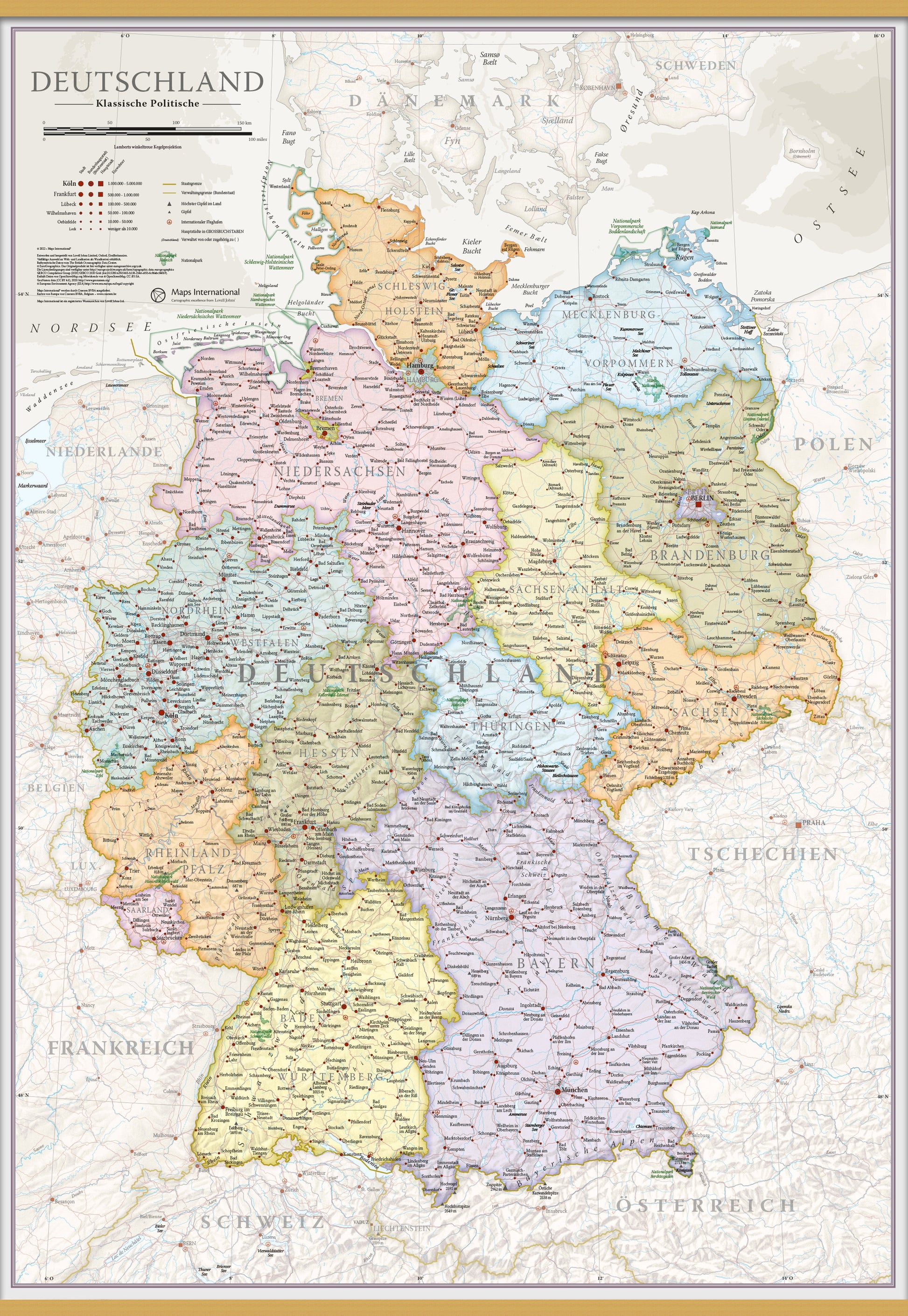 CM01743_S_LWDHB - Germany Classic Wall Map