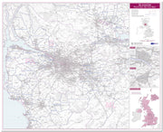 UK00771_L_LMBRD - Glasgow Postcode Sector Map