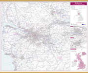 UK00771_L_LWDHB - Glasgow Postcode Sector Map