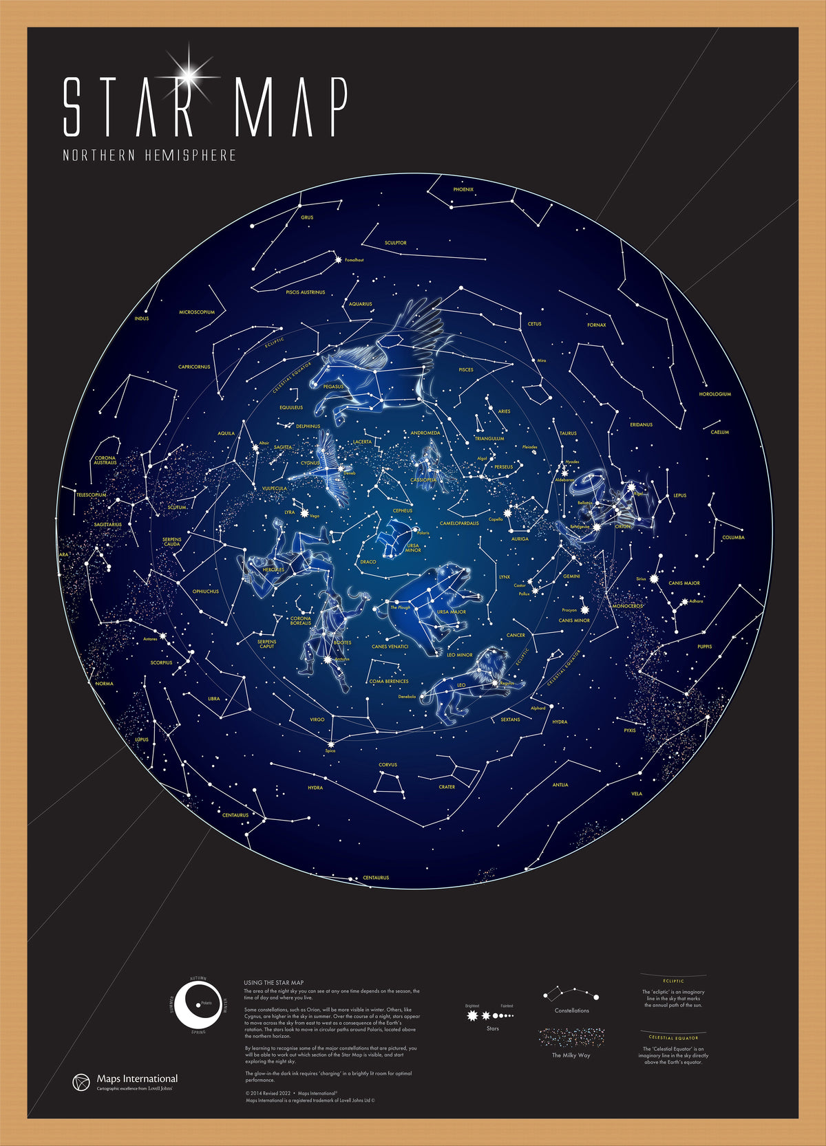 WM01108_M_BWOAK - Glow in the Dark Star Map