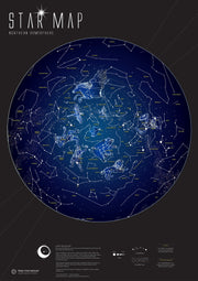 WM01108_M_SILKP - Glow in the Dark Star Map