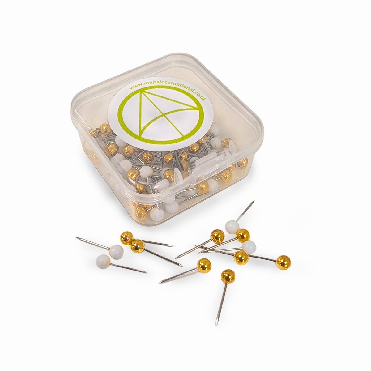 AC01860_X_OTHER - Pack of gold & white pins