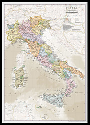 CM01746_S_PINBL - Italy Classic Wall Map