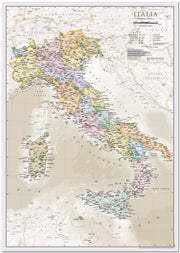 CM01746_L_LMBRD - Italy Classic Wall Map