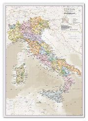 CM01746_L_CANVA - Italy Classic Wall Map