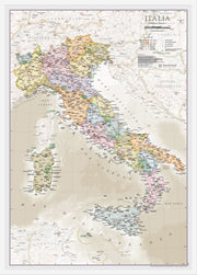 CM01746_M_WDWHI - Italy Classic Wall Map