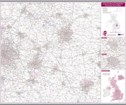 UK00775_L_LAMHB - Leicester and Coventry Postcode Sector Map