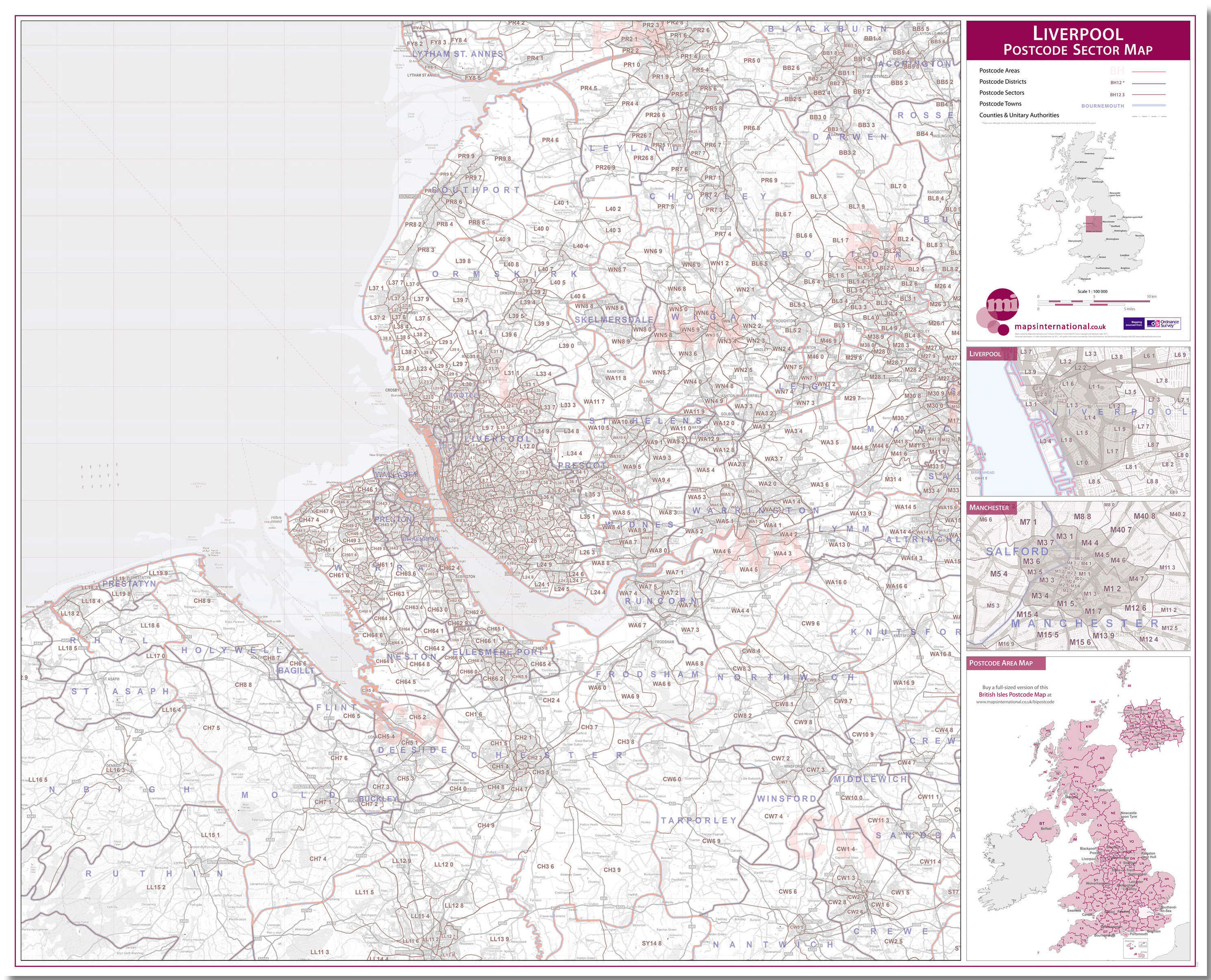 UK00776_L_LMBRD - Liverpool Postcode Sector Map
