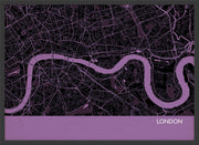 LS01555_3_WDBLA - London City Street Map Print Mauve