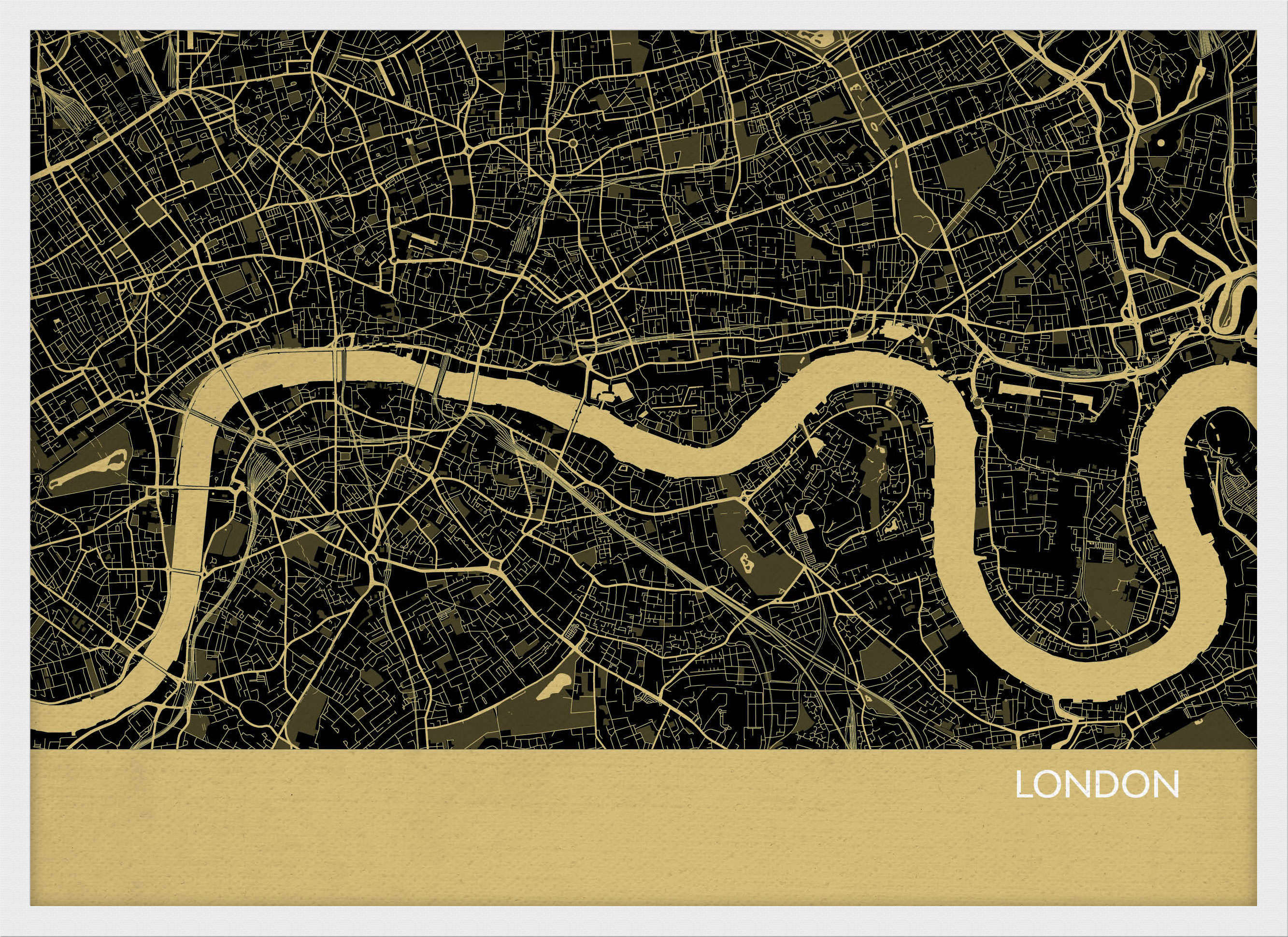 LS01564_3_WDWHI - London City Street Map Print Straw