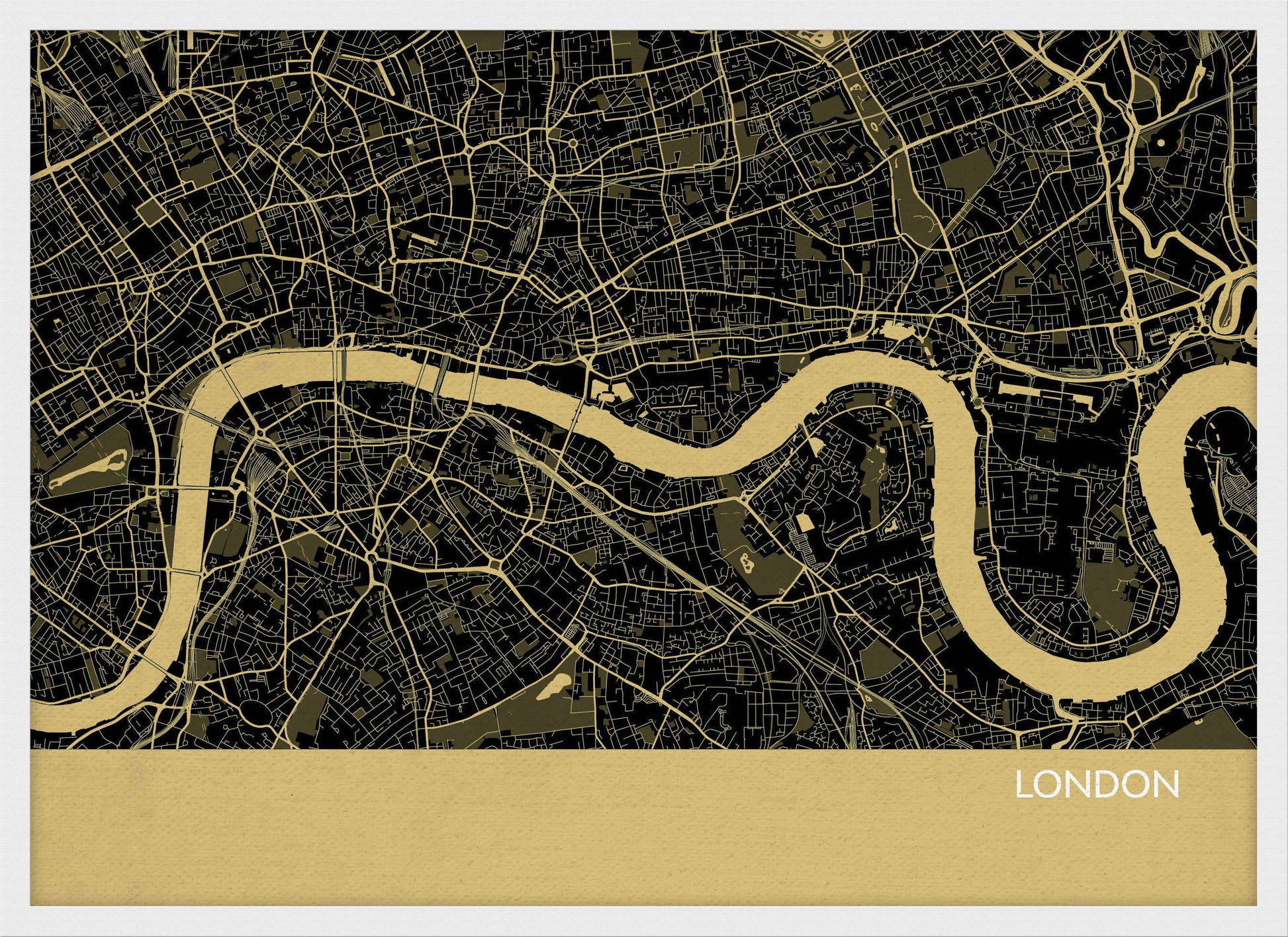 LS01564_S_WDWHI - London City Street Map Print Straw