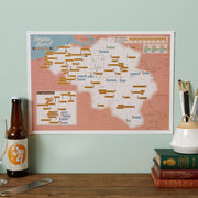 CT01659_3_SILKP - Scratch Off Belgium Beers Print
