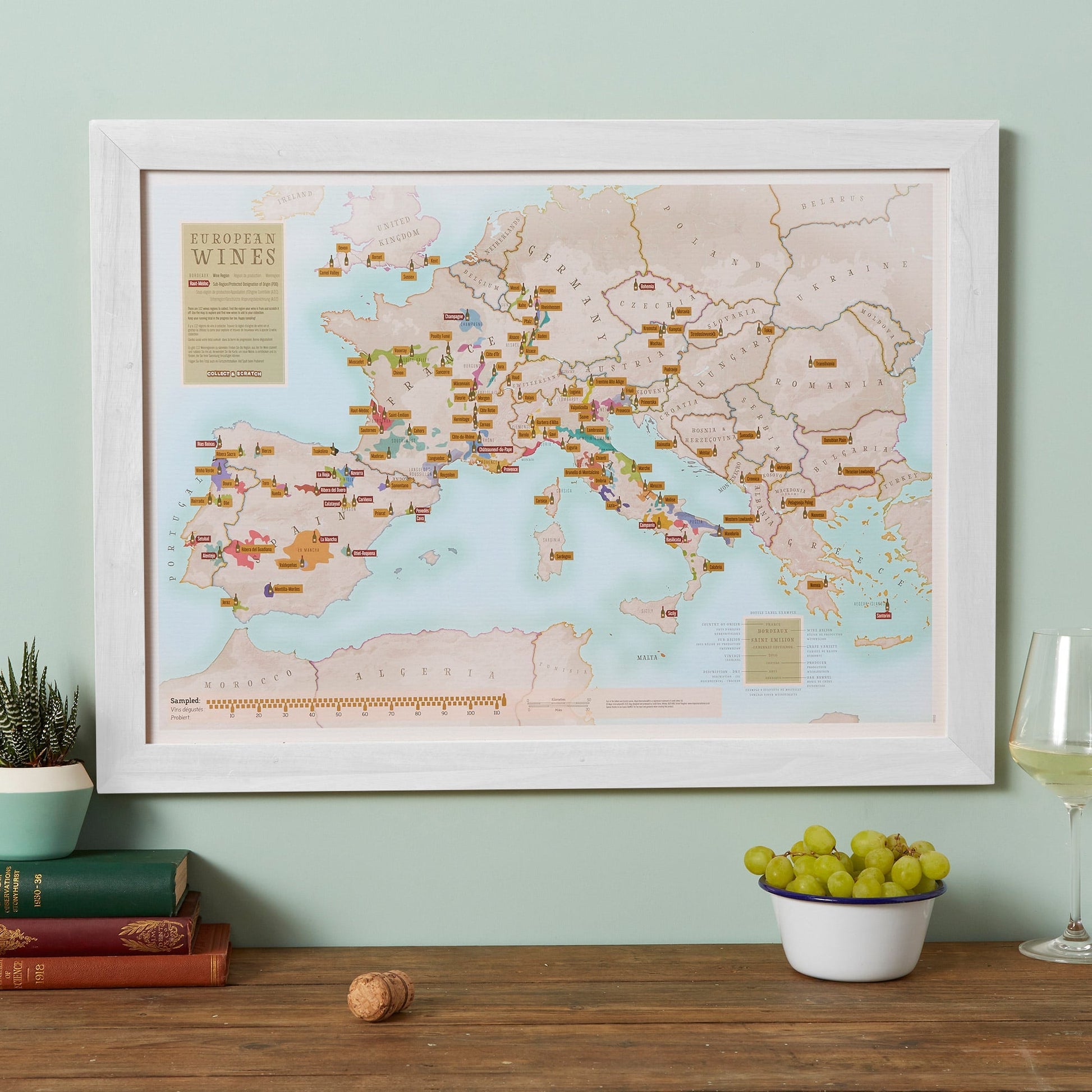 CT01663_S_BWWHI - Scratch Off European Wine Print