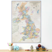 UK01636_H_CANRL - UK Classic Wall Map