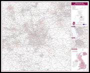 UK00777_L_LBDBL - Manchester Postcode Sector Map