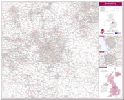 UK00777_L_LMBRD - Manchester Postcode Sector Map