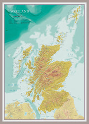 UK01806_S_PINAL - Map Of Scotland Topographic Terrain