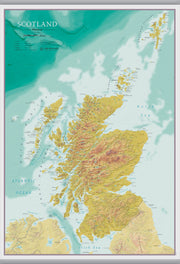 UK01806_S_LAMHB - Map Of Scotland Topographic Terrain