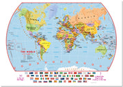 WM00791_M_LAMIN - Match The Flags World Map