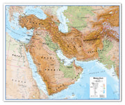 CT00799_LU_CANVA - Middle East Wall Map Physical