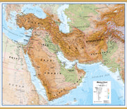 CT00799_LU_LWDHB - Middle East Wall Map Physical