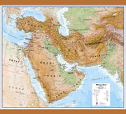 CT00799_M_CWDHB - Middle East Wall Map Physical