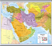 CT00798_M_CANHB - Middle East Wall Map Political