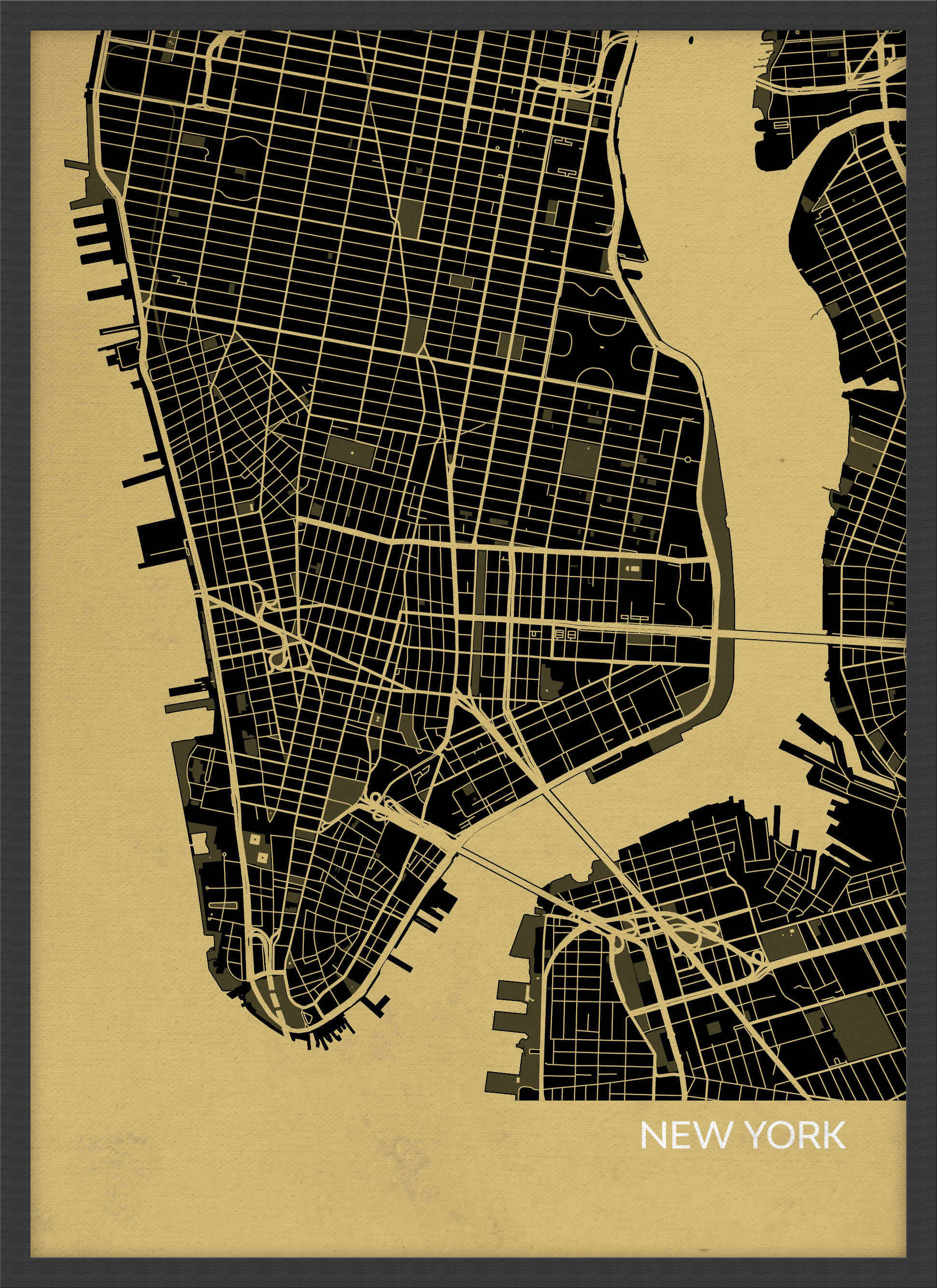 LS01562_3_WDBLA - New York City Street Map Print Straw