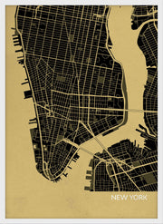 LS01562_4_WDWHI - New York City Street Map Print Straw