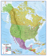 CT00018_L_CANRL - North America Wall Map Political