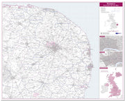 UK00780_L_LMBRD - Norwich Postcode Sector Map
