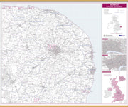 UK00780_L_LWDHB - Norwich Postcode Sector Map