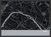 LS01556_4_WDBLA - Paris City Street Map Print Charcoal