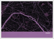 LS01557_4_WDWHI - Paris City Street Map Print Mauve