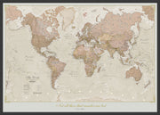 PS01164_M_WDBLA - Personalised Antique World Map