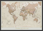 PS01164_S_BWBLA - Personalised Antique World Map