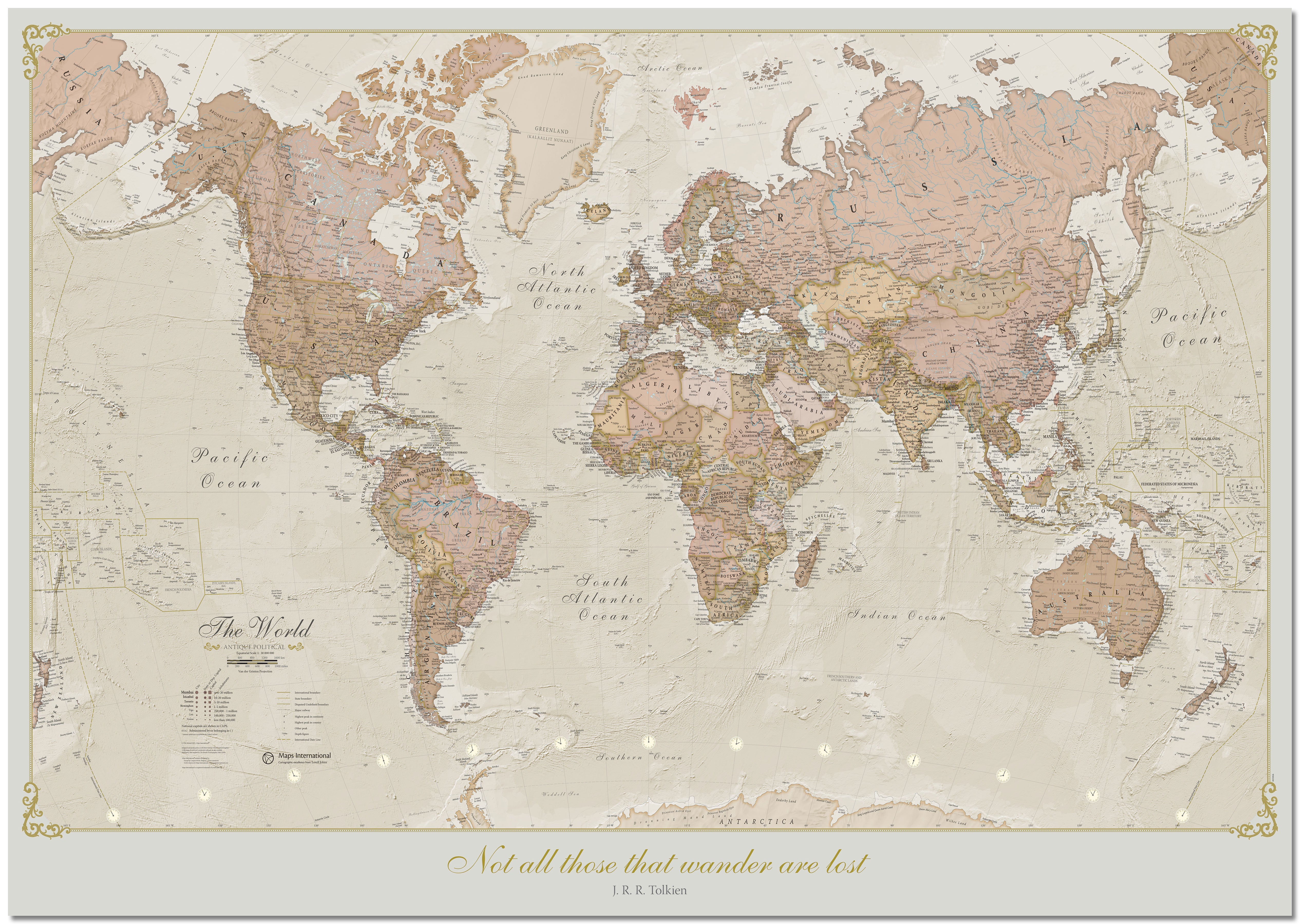 PS01164_H_LMBRD - Personalised Antique World Map