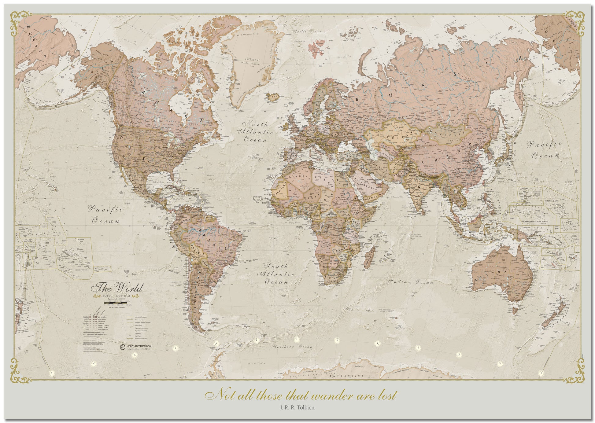 PS01164_H_LMBRD - Personalised Antique World Map