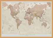 PS01164_S_WDOAK - Personalised Antique World Map