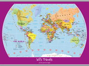 PS01426_M_LAMHB - Personalised Child's World Map