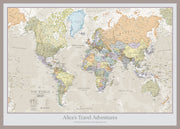 PS01192_M_MGFAL - Personalised Classic World Map