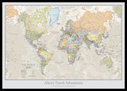 PS01192_S_PINBL - Personalised Classic World Map